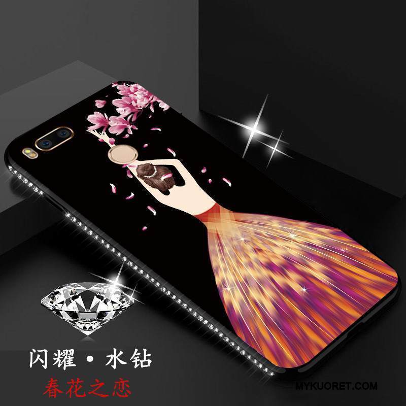 Kuori Mi A1 Pehmeä Neste Jauhe Puhelimen Kuoret, Kotelo Mi A1 Suojaus Pieni Uusi