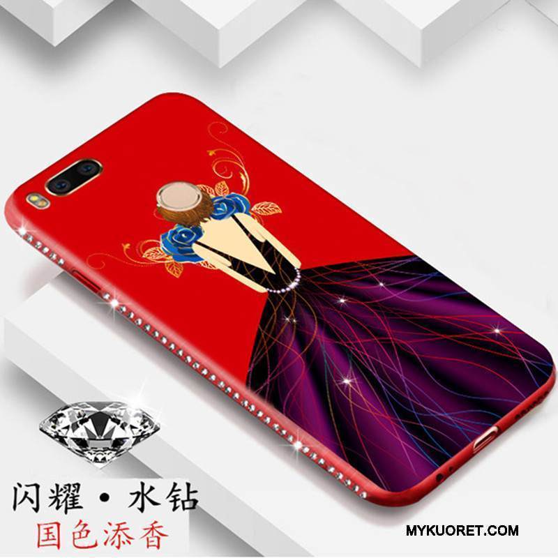 Kuori Mi A1 Pehmeä Neste Jauhe Puhelimen Kuoret, Kotelo Mi A1 Suojaus Pieni Uusi