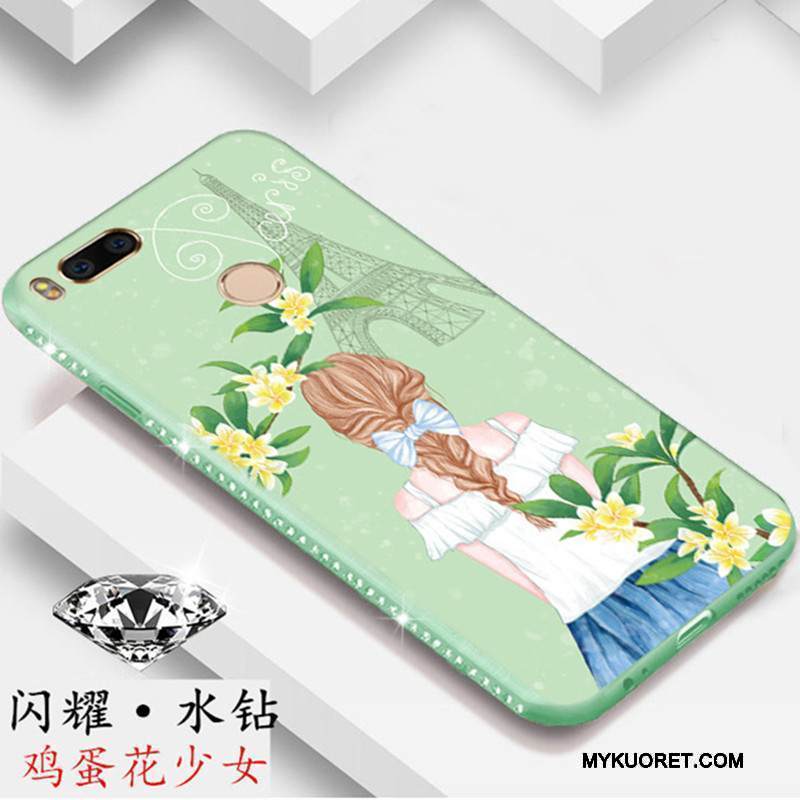 Kuori Mi A1 Pehmeä Neste Jauhe Puhelimen Kuoret, Kotelo Mi A1 Suojaus Pieni Uusi