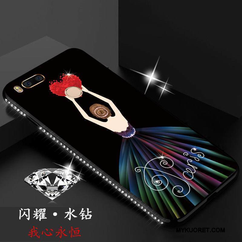 Kuori Mi A1 Pehmeä Neste Jauhe Puhelimen Kuoret, Kotelo Mi A1 Suojaus Pieni Uusi