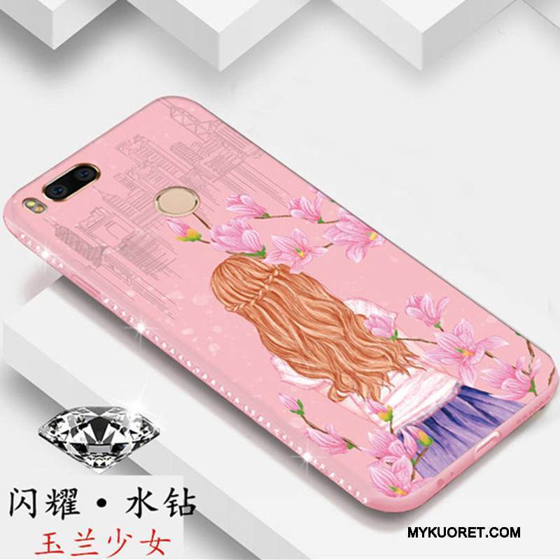 Kuori Mi A1 Pehmeä Neste Jauhe Puhelimen Kuoret, Kotelo Mi A1 Suojaus Pieni Uusi