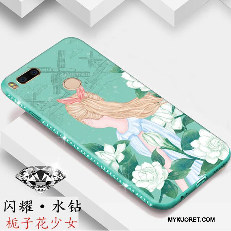 Kuori Mi A1 Pehmeä Neste Jauhe Puhelimen Kuoret, Kotelo Mi A1 Suojaus Pieni Uusi