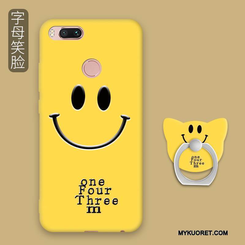 Kuori Mi A1 Pehmeä Neste Trendi Murtumaton, Kotelo Mi A1 Rengas Jauhe