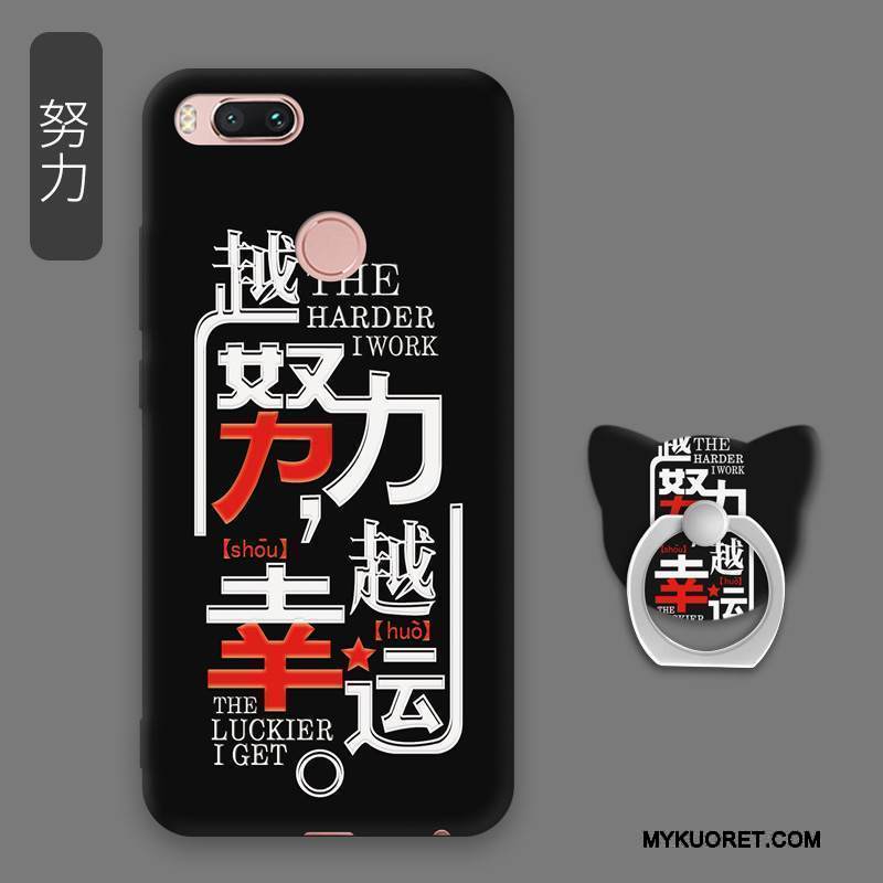 Kuori Mi A1 Pehmeä Neste Trendi Murtumaton, Kotelo Mi A1 Rengas Jauhe