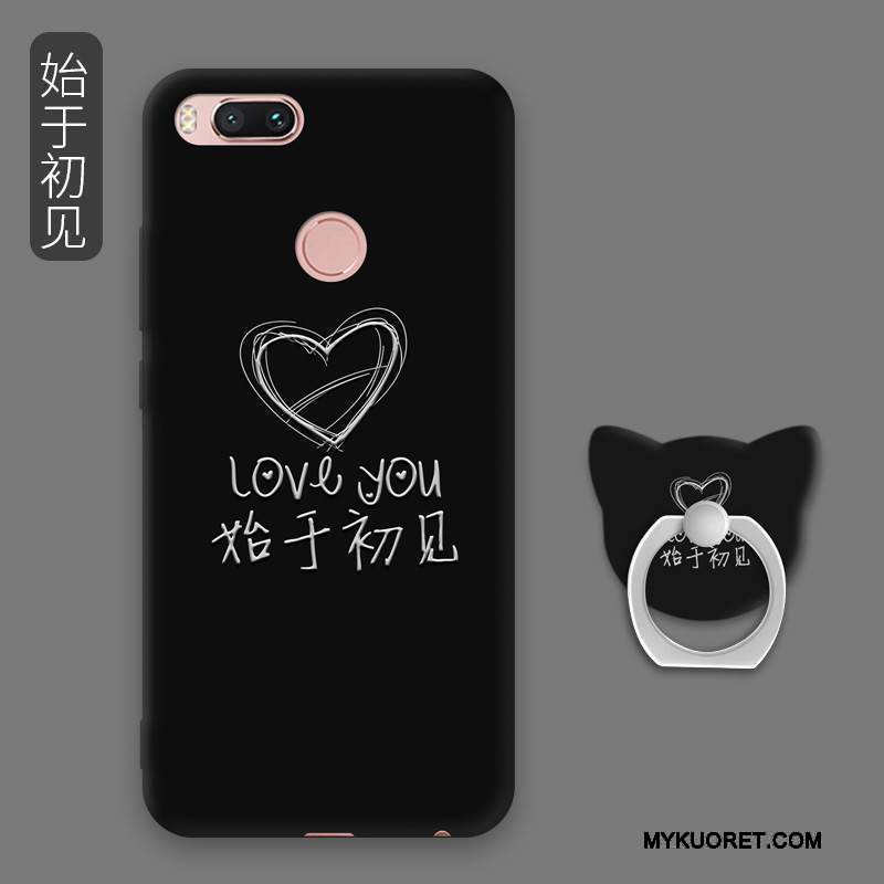 Kuori Mi A1 Pehmeä Neste Trendi Murtumaton, Kotelo Mi A1 Rengas Jauhe