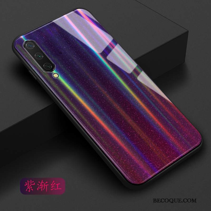 Kuori Mi A3 Laukut Murtumaton Punainen, Kotelo Mi A3 Suojaus Pieni Lasi