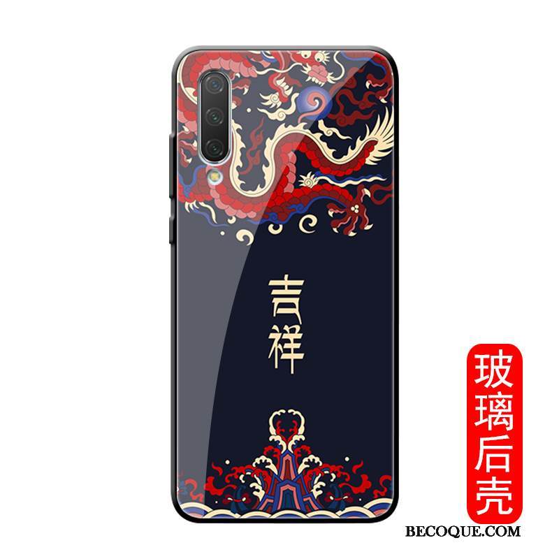 Kuori Mi A3 Laukut Puhelimen Kuoret Lasi, Kotelo Mi A3 Suojaus Kiinalainen Tyyli Persoonallisuus