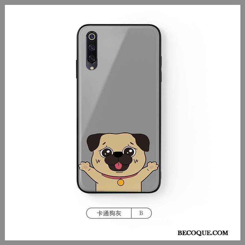 Kuori Mi A3 Sarjakuva Pieni Koira, Kotelo Mi A3 Luova Ihana Lasi