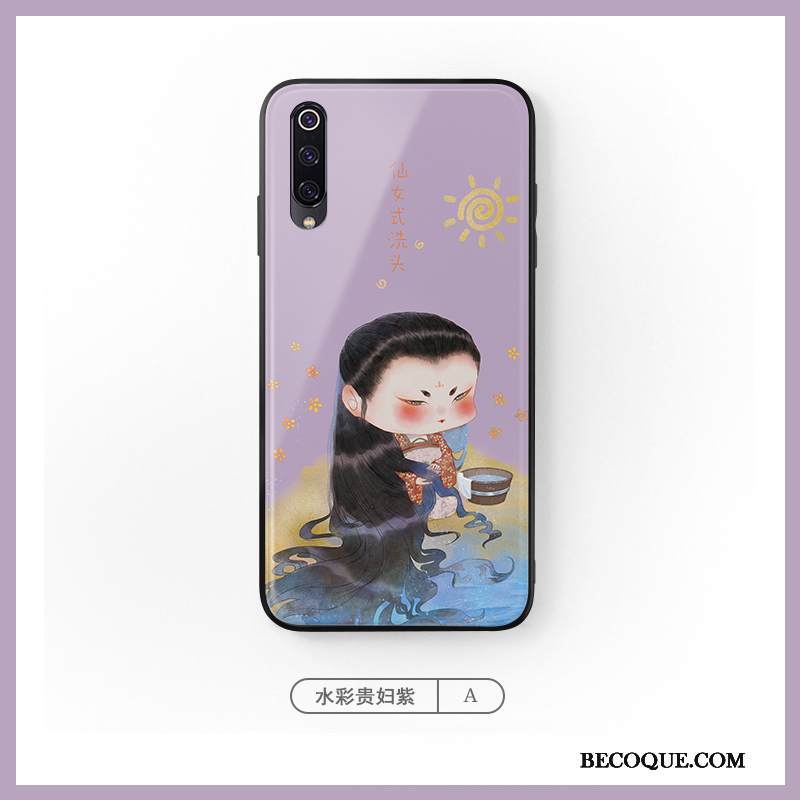 Kuori Mi A3 Suojaus Puhelimen Kuoret Punainen, Kotelo Mi A3 Kiinalainen Tyyli Pieni