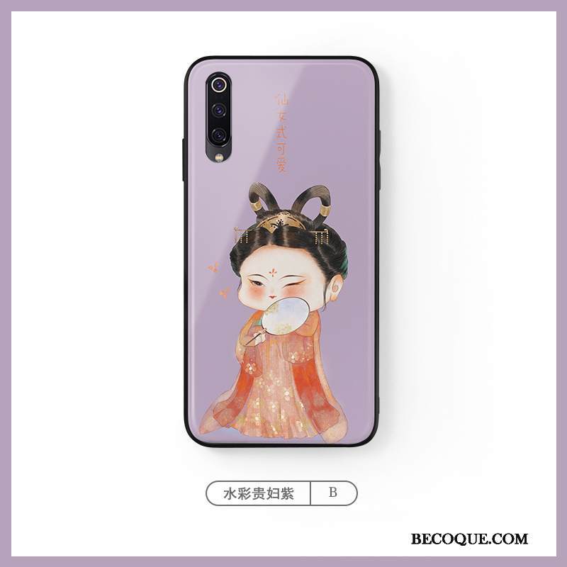 Kuori Mi A3 Suojaus Puhelimen Kuoret Punainen, Kotelo Mi A3 Kiinalainen Tyyli Pieni