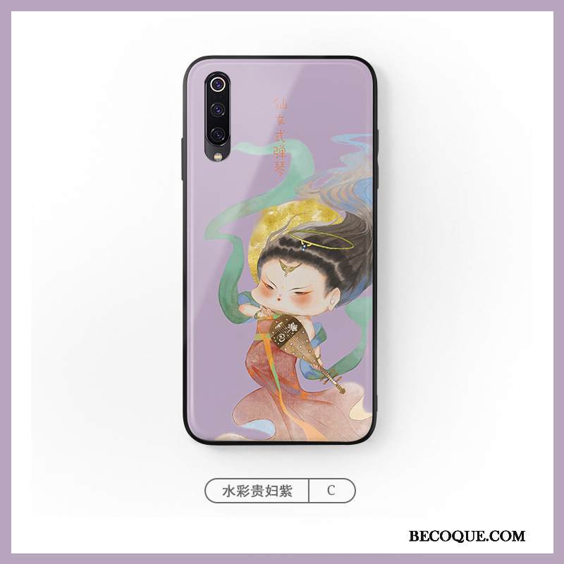 Kuori Mi A3 Suojaus Puhelimen Kuoret Punainen, Kotelo Mi A3 Kiinalainen Tyyli Pieni