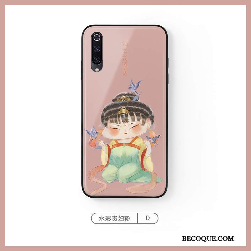 Kuori Mi A3 Suojaus Puhelimen Kuoret Punainen, Kotelo Mi A3 Kiinalainen Tyyli Pieni