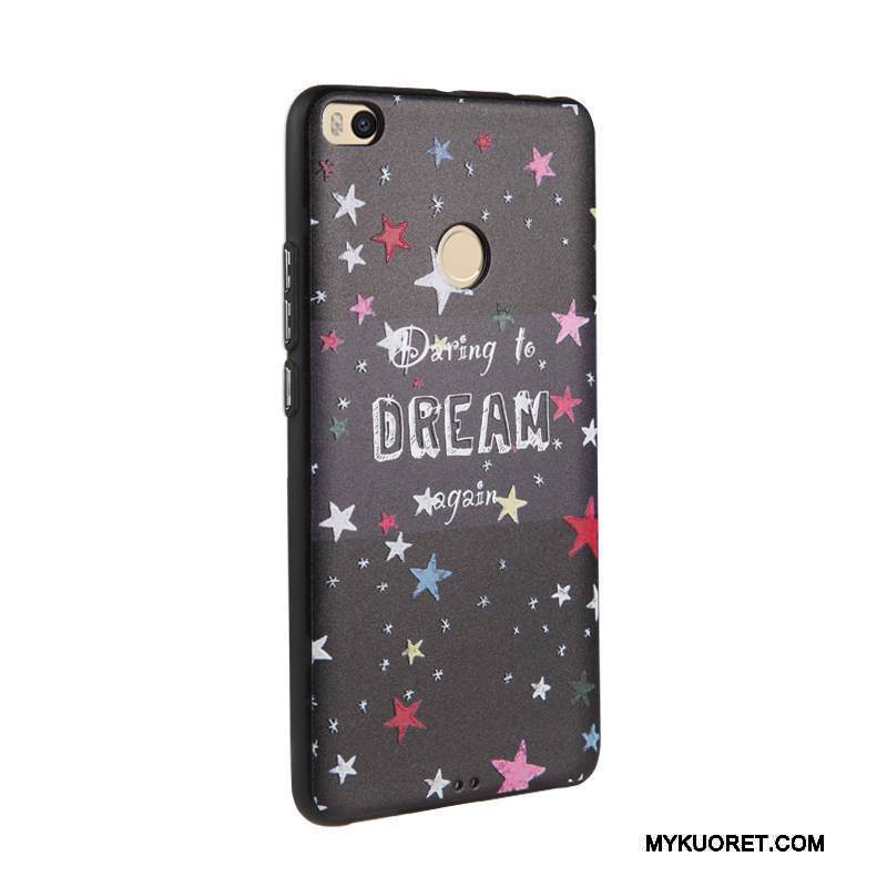 Kuori Mi Max 2 Kohokuviointi Liiketoiminta Puhelimen Kuoret, Kotelo Mi Max 2 Pehmeä Neste Pieni Trendi