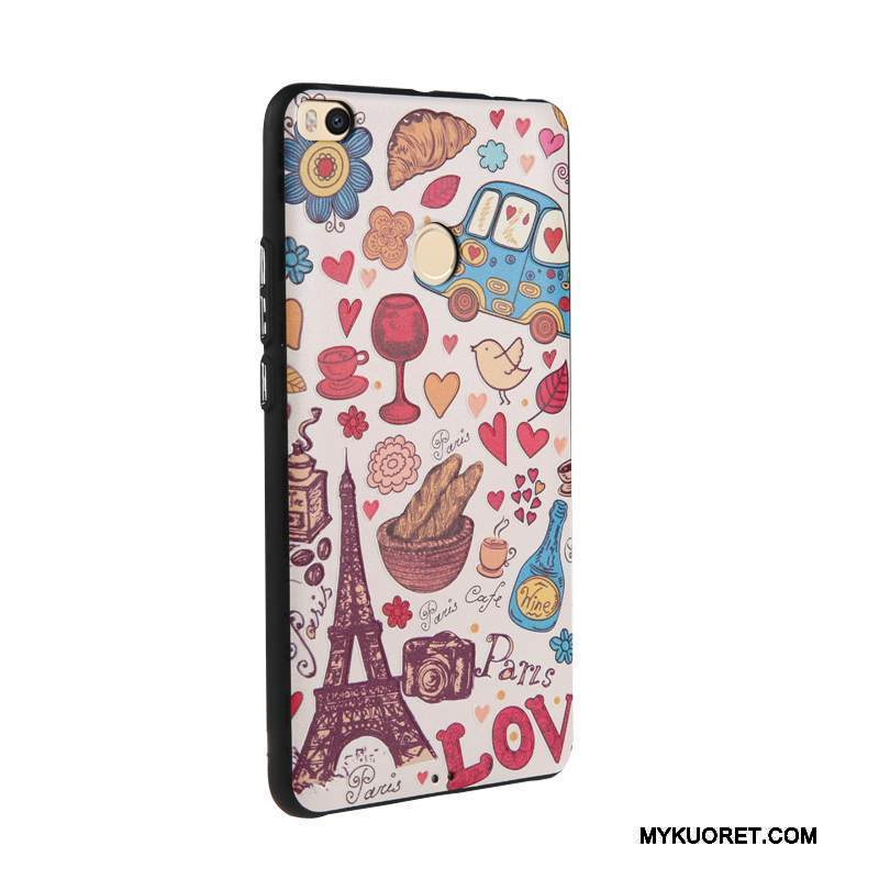 Kuori Mi Max 2 Kohokuviointi Liiketoiminta Puhelimen Kuoret, Kotelo Mi Max 2 Pehmeä Neste Pieni Trendi