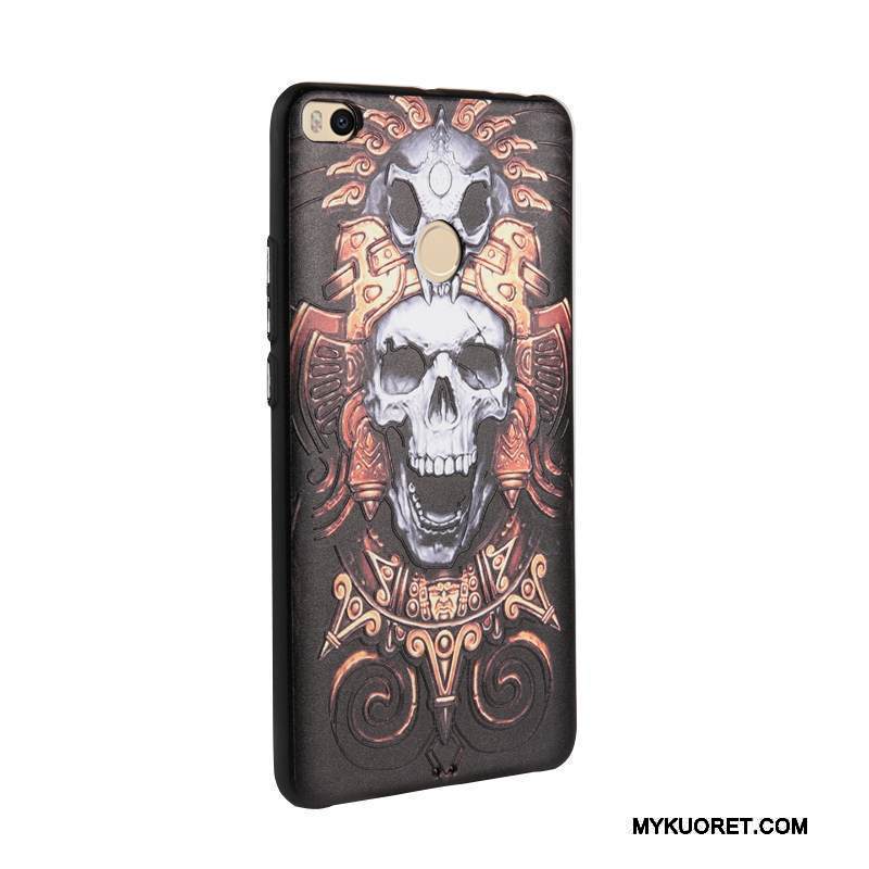 Kuori Mi Max 2 Kohokuviointi Liiketoiminta Puhelimen Kuoret, Kotelo Mi Max 2 Pehmeä Neste Pieni Trendi