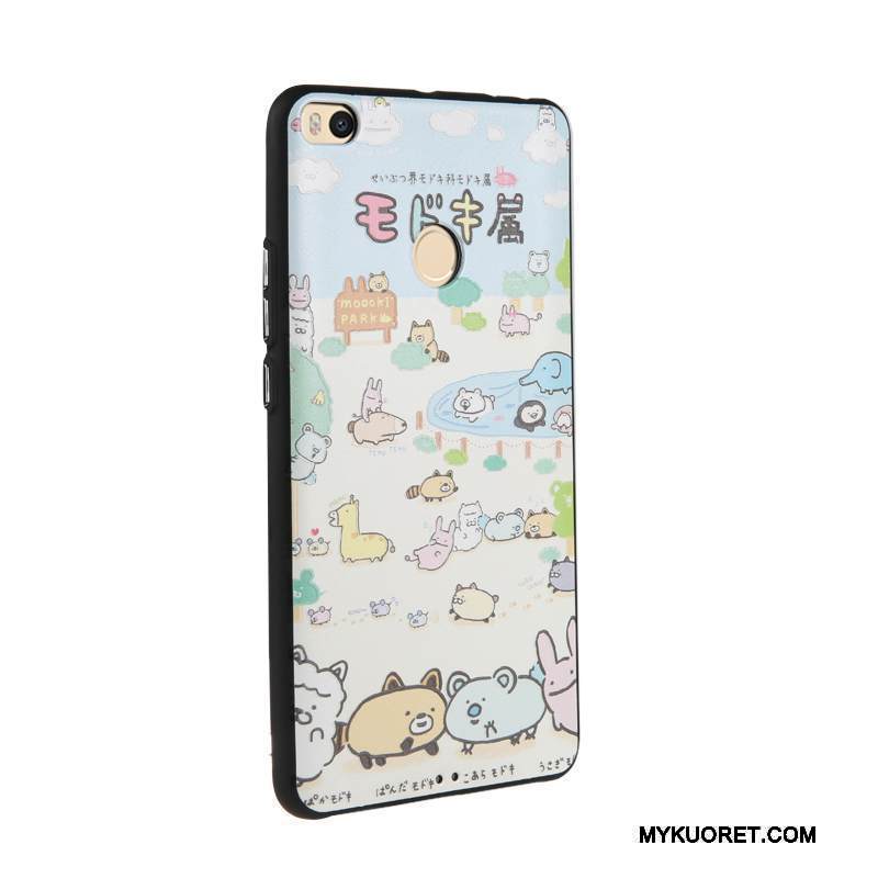 Kuori Mi Max 2 Kohokuviointi Liiketoiminta Puhelimen Kuoret, Kotelo Mi Max 2 Pehmeä Neste Pieni Trendi