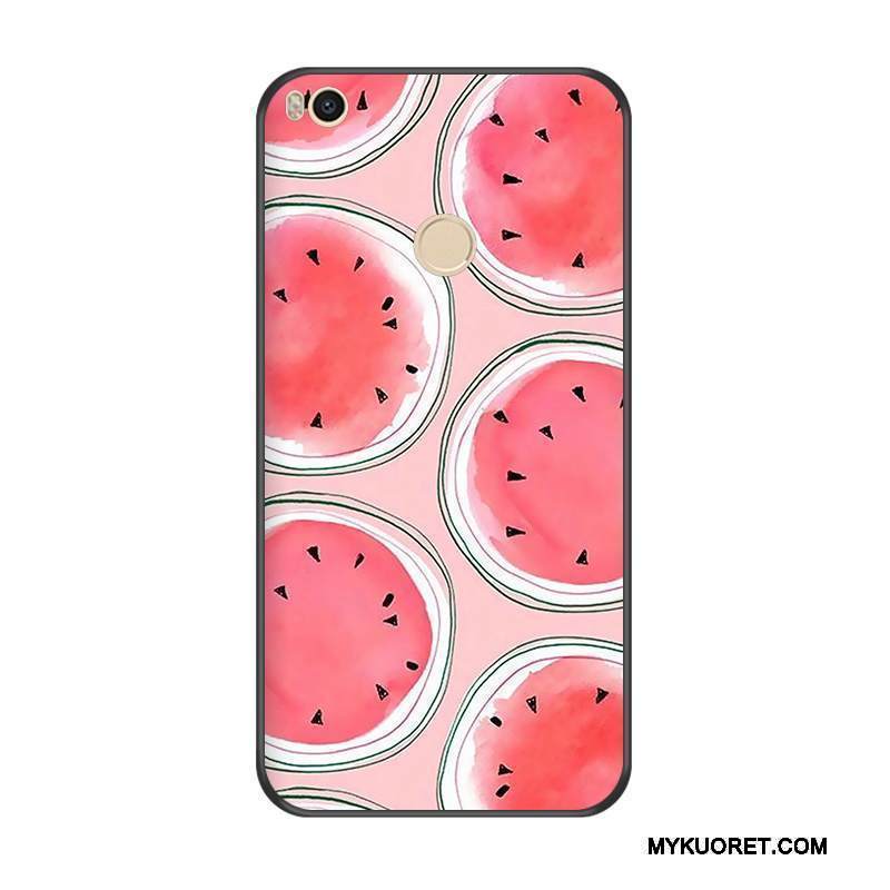 Kuori Mi Max 2 Laukut Murtumaton Puhelimen Kuoret, Kotelo Mi Max 2 Pehmeä Neste Persoonallisuus Keltainen