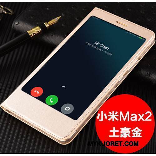 Kuori Mi Max 2 Laukut Puhelimen Kuoret Pieni, Kotelo Mi Max 2 Suojaus Kulta Murtumaton