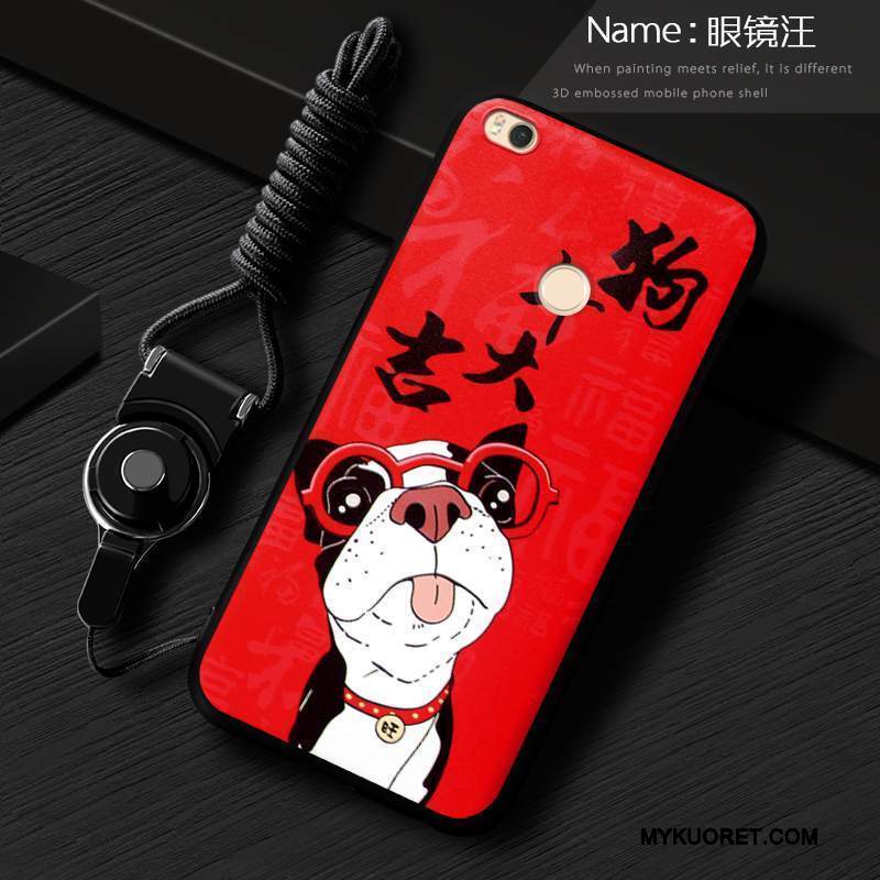 Kuori Mi Max 2 Laukut Punainen Murtumaton, Kotelo Mi Max 2 Luova Pieni Puhelimen Kuoret