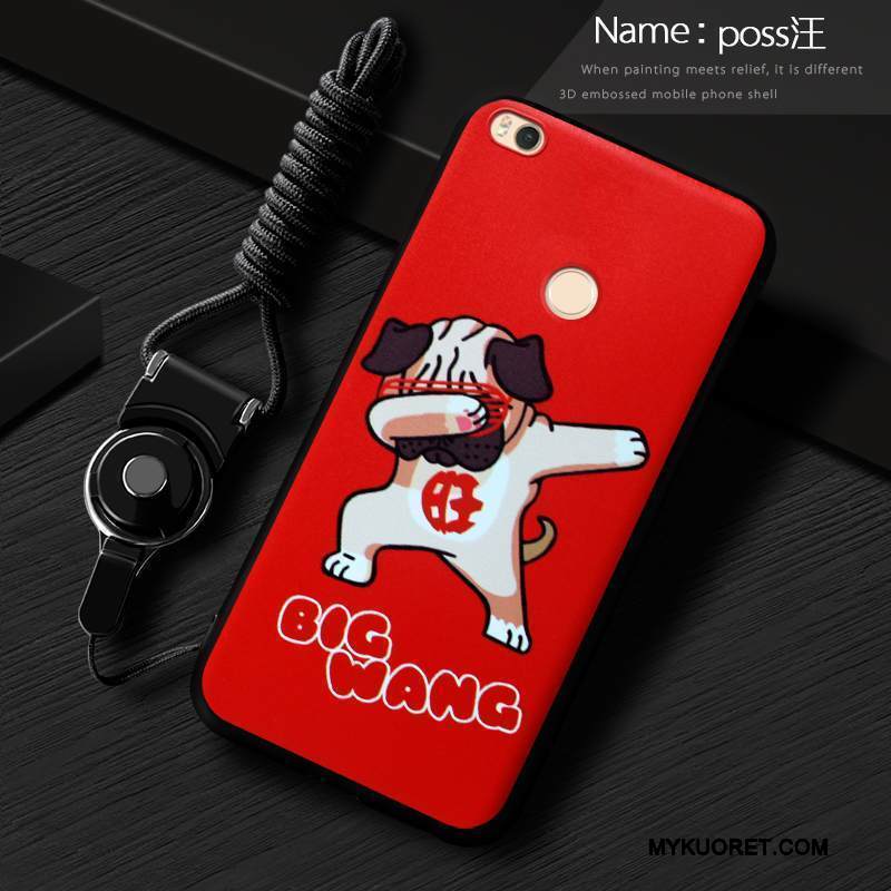 Kuori Mi Max 2 Laukut Punainen Murtumaton, Kotelo Mi Max 2 Luova Pieni Puhelimen Kuoret