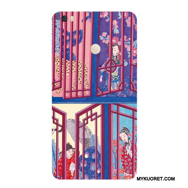 Kuori Mi Max 2 Laukut Väriset Raita, Kotelo Mi Max 2 Suojaus Kova Pieni