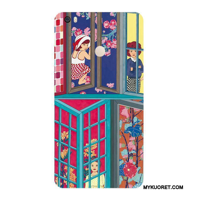 Kuori Mi Max 2 Laukut Väriset Raita, Kotelo Mi Max 2 Suojaus Kova Pieni