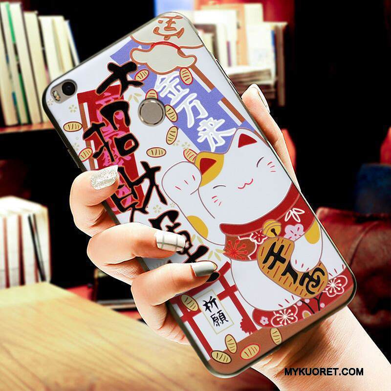 Kuori Mi Max 2 Luova Kehys Persoonallisuus, Kotelo Mi Max 2 Laukut Violetti Puhelimen Kuoret