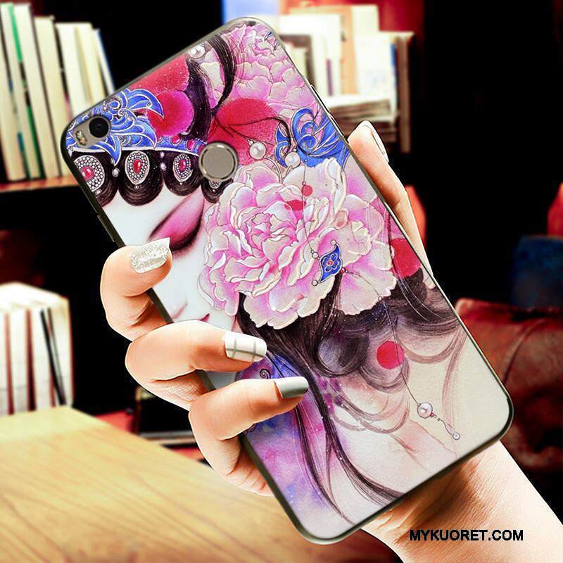 Kuori Mi Max 2 Luova Kehys Persoonallisuus, Kotelo Mi Max 2 Laukut Violetti Puhelimen Kuoret