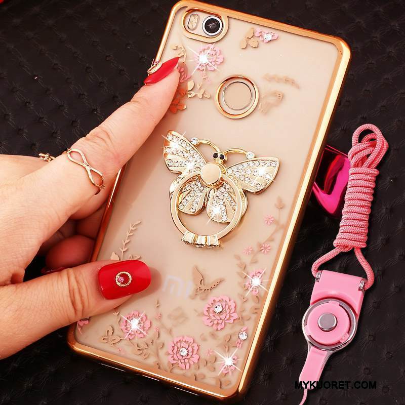 Kuori Mi Max 2 Luova Kulta Ripustettava Kaula, Kotelo Mi Max 2 Strassi Pieni Rengas