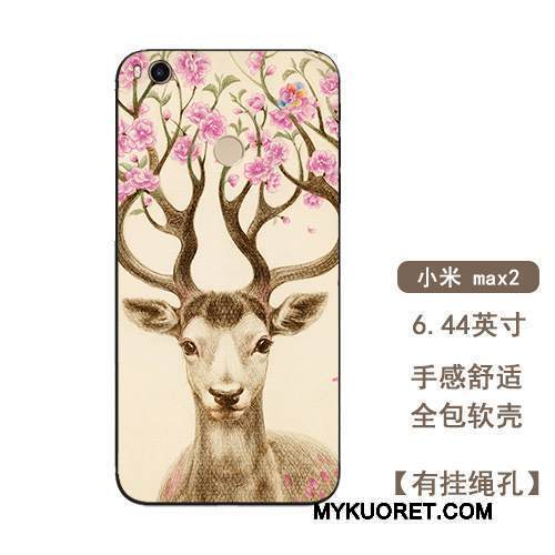 Kuori Mi Max 2 Luova Murtumaton Luumu, Kotelo Mi Max 2 Monivärinen Ripustettavat Koristeet Liukastella