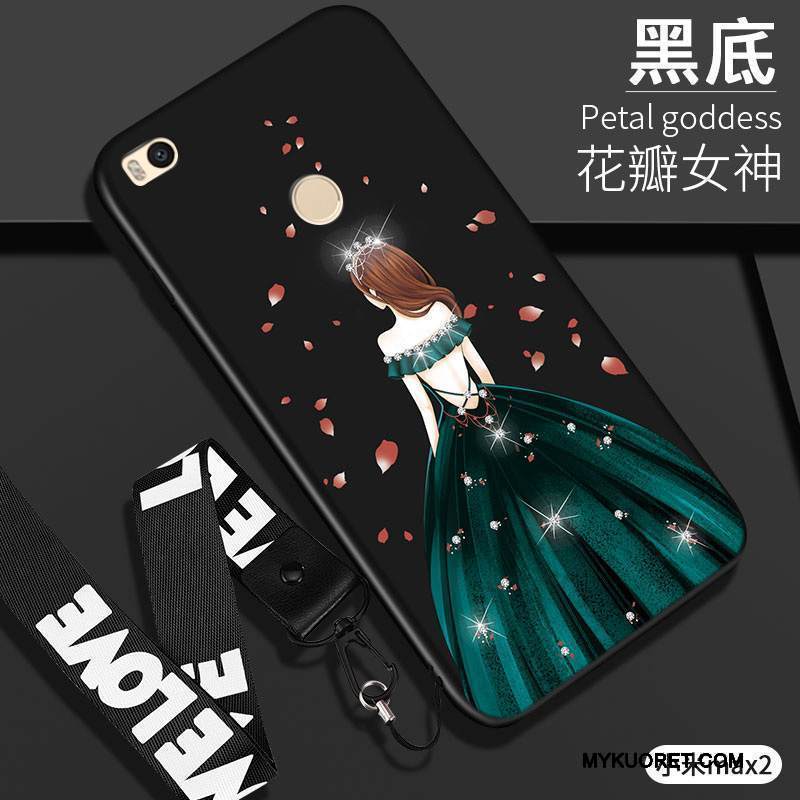 Kuori Mi Max 2 Luova Pieni Trendi, Kotelo Mi Max 2 Suojaus Musta Murtumaton