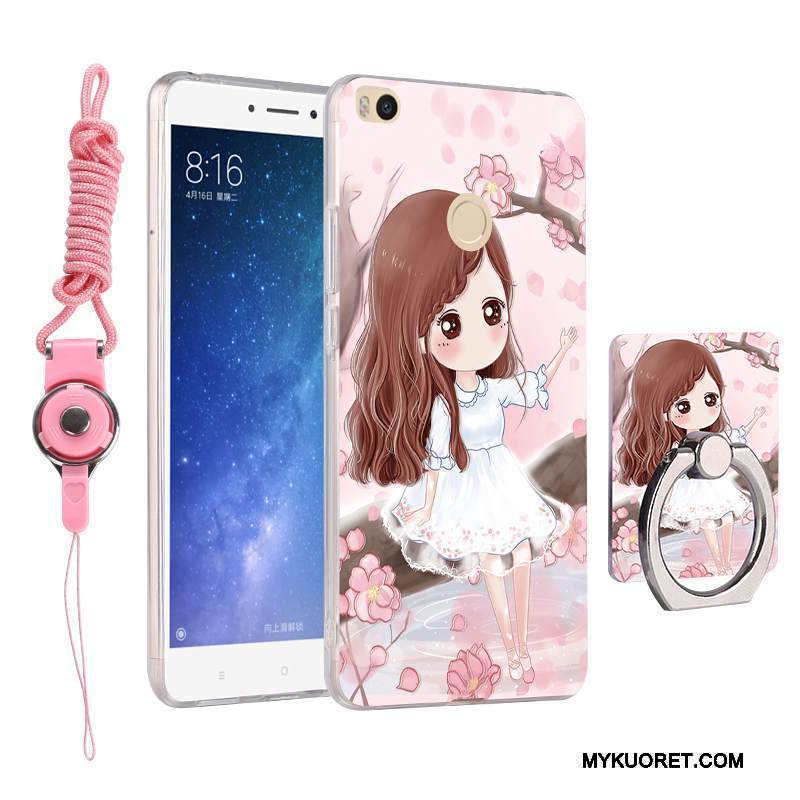 Kuori Mi Max 2 Luova Violetti Persoonallisuus, Kotelo Mi Max 2 Suojaus Pieni Trendi