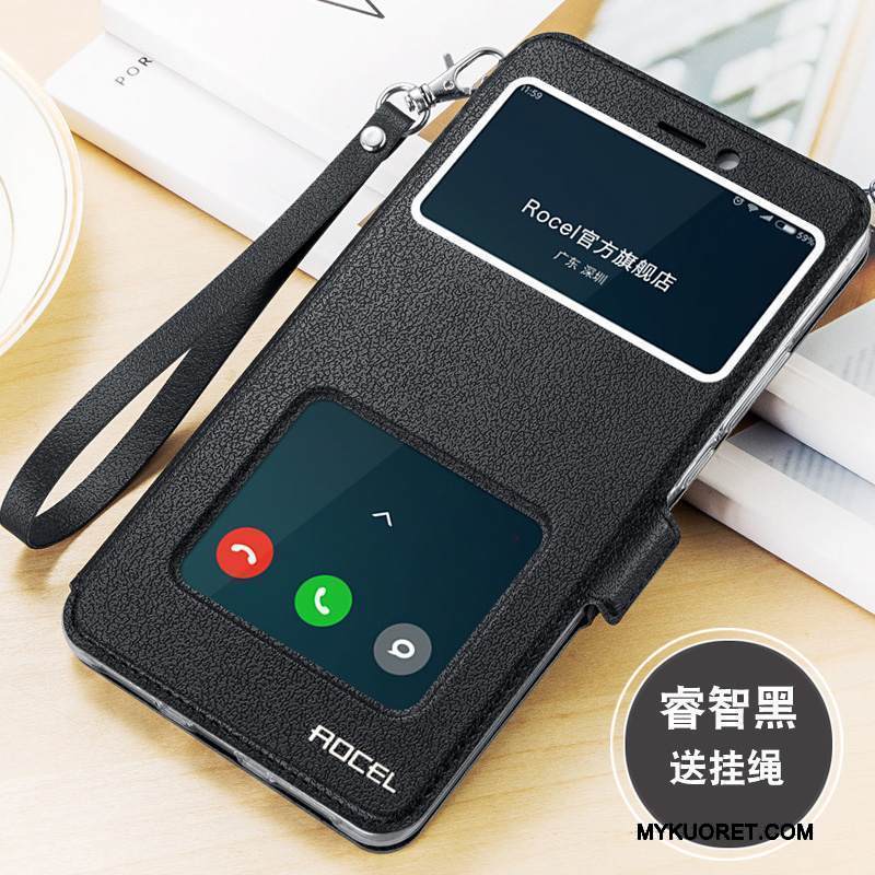 Kuori Mi Max 2 Nahka Puhelimen Kuoret Pieni, Kotelo Mi Max 2 Laukut Murtumaton Kulta