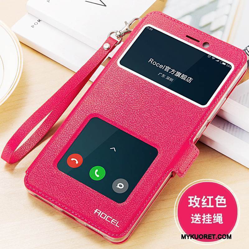 Kuori Mi Max 2 Nahka Puhelimen Kuoret Pieni, Kotelo Mi Max 2 Laukut Murtumaton Kulta