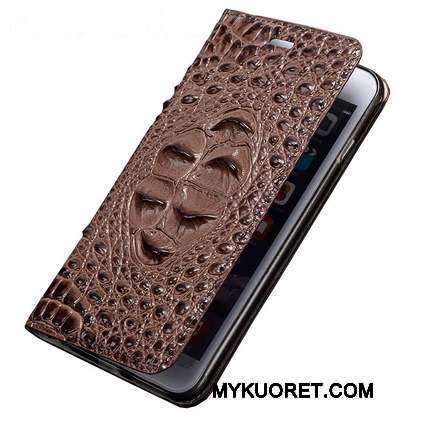 Kuori Mi Max 2 Nahka Puhelimen Kuoret Punainen, Kotelo Mi Max 2 Suojaus Pieni Murtumaton