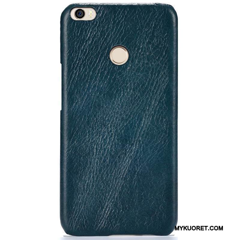 Kuori Mi Max 2 Nahka Takakansi Murtumaton, Kotelo Mi Max 2 Suojaus Yksinkertainen Ultra