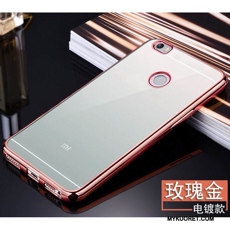 Kuori Mi Max 2 Pehmeä Neste Pieni Murtumaton, Kotelo Mi Max 2 Suojaus Kulta Puhelimen Kuoret