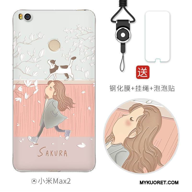 Kuori Mi Max 2 Sarjakuva Murtumaton Persoonallisuus, Kotelo Mi Max 2 Pehmeä Neste Pieni Ihana