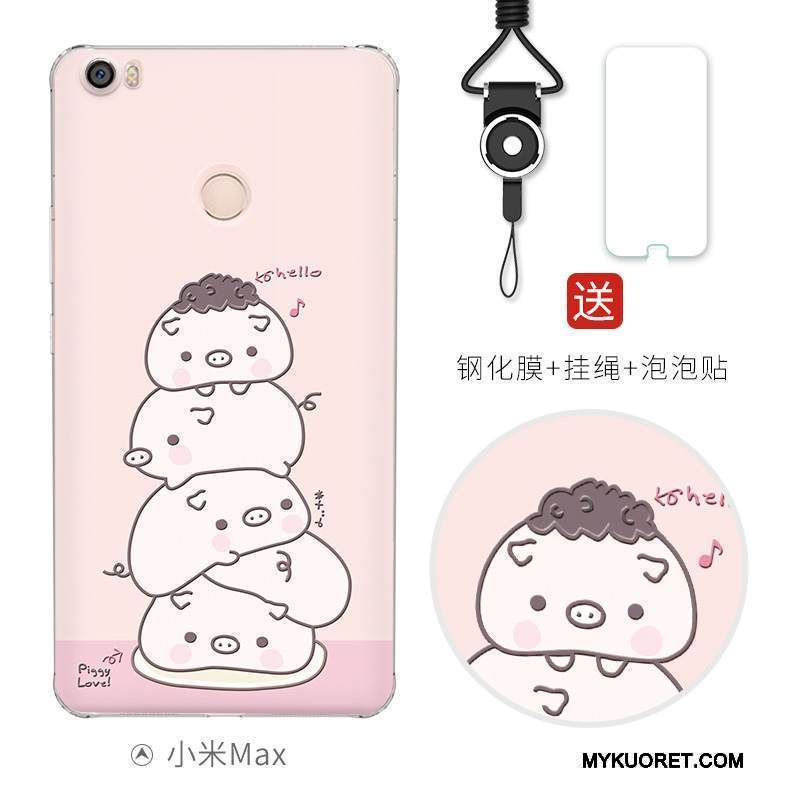 Kuori Mi Max 2 Sarjakuva Murtumaton Persoonallisuus, Kotelo Mi Max 2 Pehmeä Neste Pieni Ihana