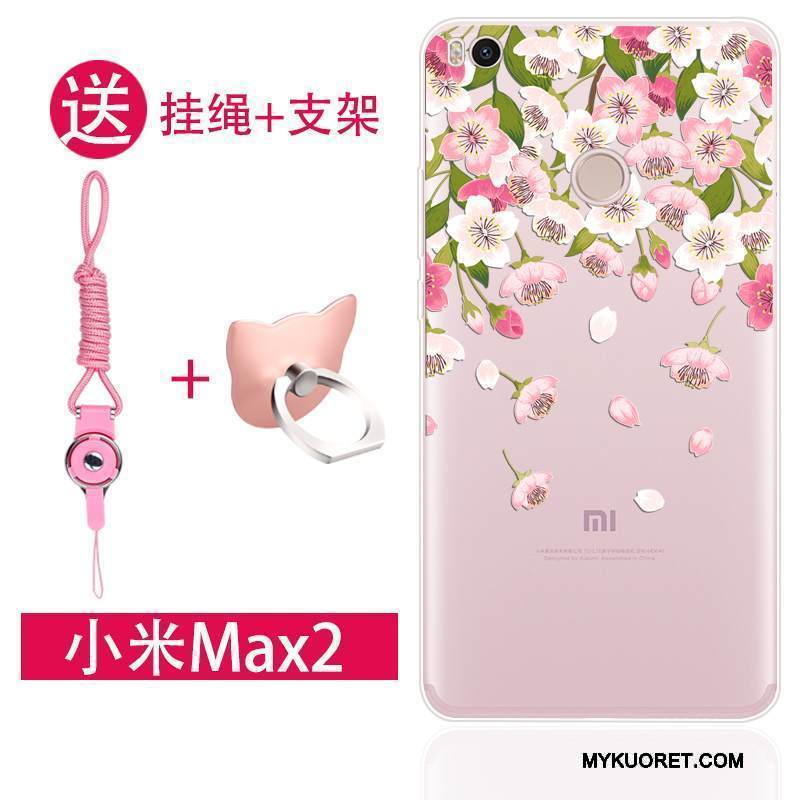 Kuori Mi Max 2 Silikoni Jauhe Ripustettavat Koristeet, Kotelo Mi Max 2 Luova Pieni Persoonallisuus