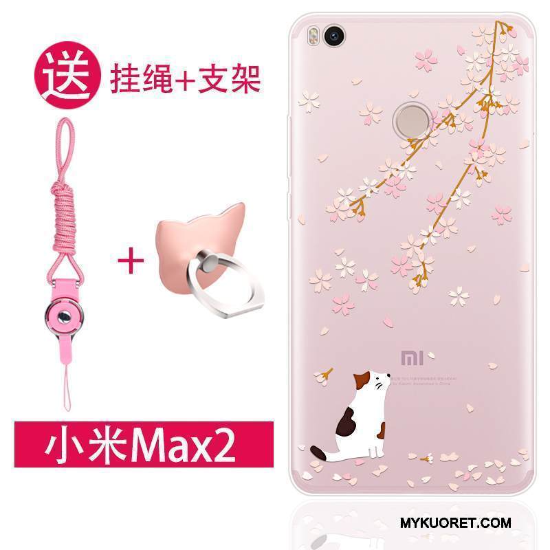 Kuori Mi Max 2 Silikoni Jauhe Ripustettavat Koristeet, Kotelo Mi Max 2 Luova Pieni Persoonallisuus