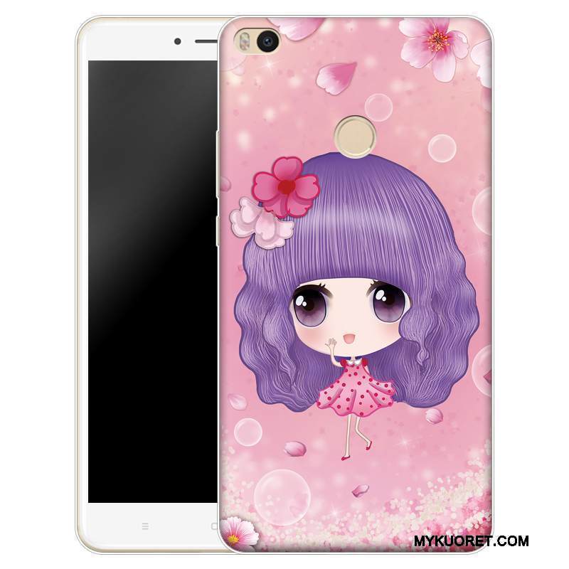 Kuori Mi Max 2 Silikoni Pieni Läpinäkyvä, Kotelo Mi Max 2 Sarjakuva Puhelimen Kuoret Murtumaton