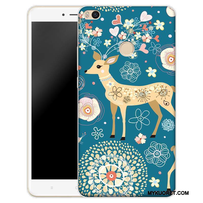 Kuori Mi Max 2 Silikoni Pieni Läpinäkyvä, Kotelo Mi Max 2 Sarjakuva Puhelimen Kuoret Murtumaton