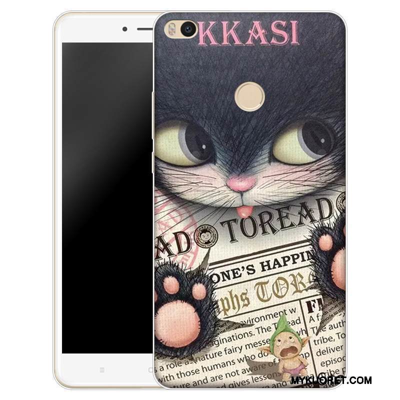 Kuori Mi Max 2 Silikoni Pieni Läpinäkyvä, Kotelo Mi Max 2 Sarjakuva Puhelimen Kuoret Murtumaton