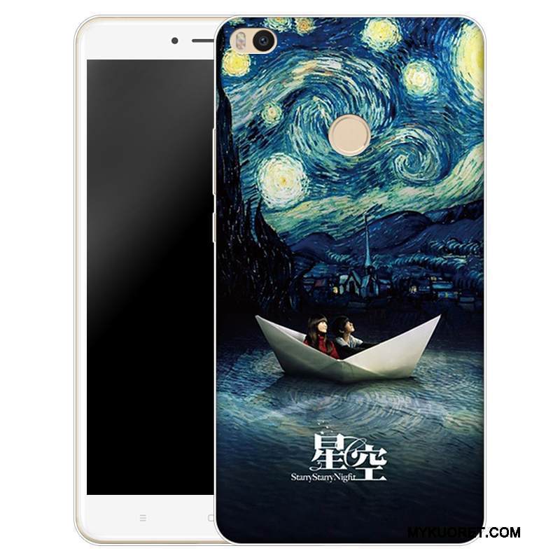 Kuori Mi Max 2 Silikoni Pieni Läpinäkyvä, Kotelo Mi Max 2 Sarjakuva Puhelimen Kuoret Murtumaton