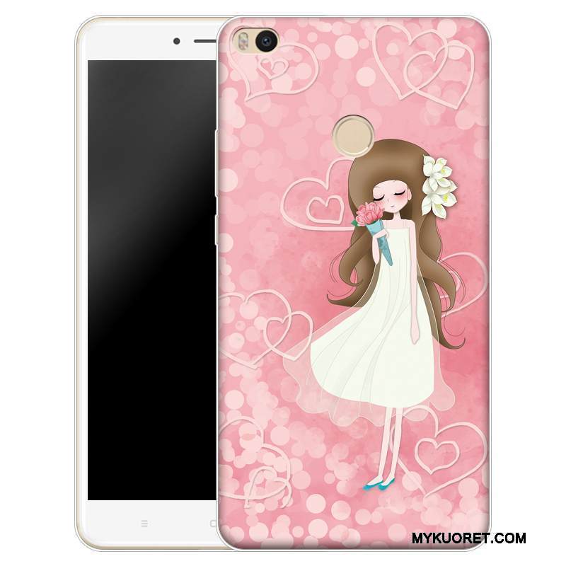 Kuori Mi Max 2 Silikoni Pieni Läpinäkyvä, Kotelo Mi Max 2 Sarjakuva Puhelimen Kuoret Murtumaton