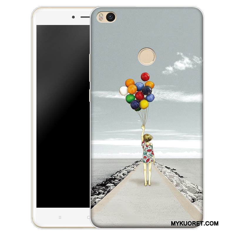 Kuori Mi Max 2 Silikoni Pieni Läpinäkyvä, Kotelo Mi Max 2 Sarjakuva Puhelimen Kuoret Murtumaton