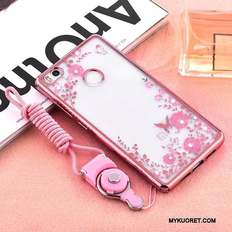 Kuori Mi Max 2 Silikoni Pieni Ripustettavat Koristeet, Kotelo Mi Max 2 Laukut Murtumaton Puhelimen Kuoret