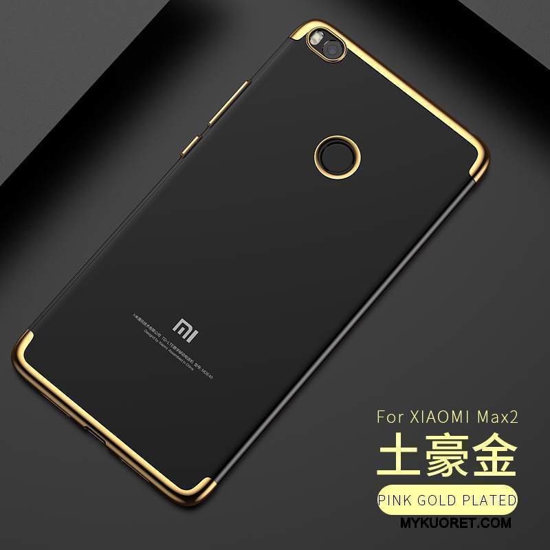 Kuori Mi Max 2 Suojaus Läpinäkyvä Trendi, Kotelo Mi Max 2 Pehmeä Neste Sininen Ultra