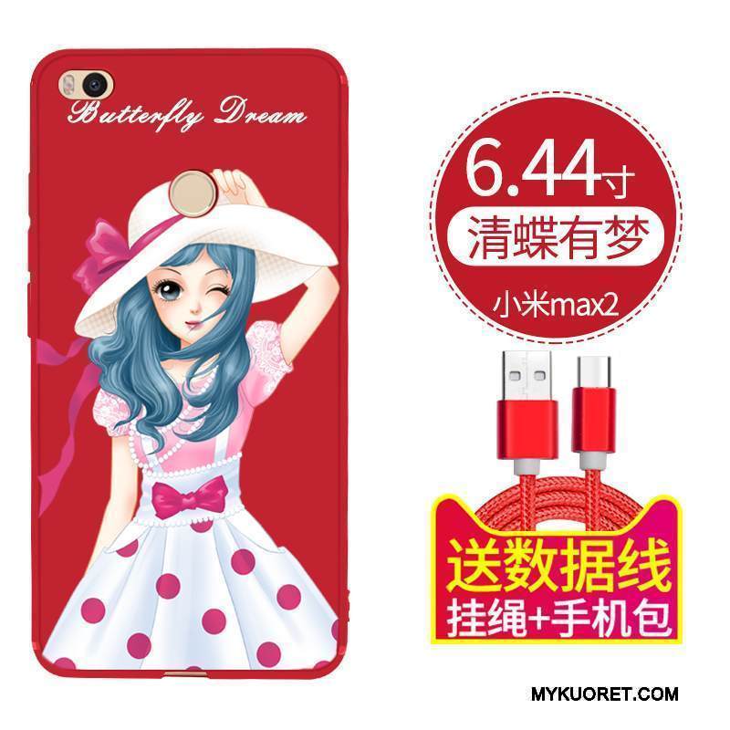 Kuori Mi Max 2 Suojaus Murtumaton Pieni, Kotelo Mi Max 2 Pehmeä Neste Pesty Suede Trendi